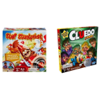 Hasbro Spellenbundel - 2 Stuks - Stef Stuntpiloot & Cluedo Junior
