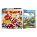 Spellenbundel - 2 Stuks - Stef Stuntpiloot & Carcassonne Junior