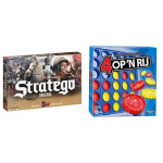Hasbro Spellenbundel - 2 Stuks - Stratego & Vier Op &apos;N Rij