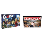 Hasbro Spellenbundel - 2 Stuks - Cluedo & Monopoly Valsspelerseditie