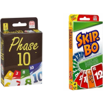 Mattel Spellenbundel - Kaartspel - 2 Stuks - Phase 10 & Skip-bo