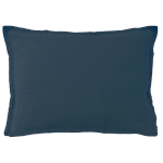 Matt & Rose Set Kussenslopen Marine - 50 X 70 Cm - 100% Linnen - Blauw