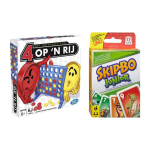 Hasbro Spellenbundel - 2 Stuks - 4 Op &apos;N Rij & Skip-bo Junior