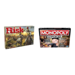 Hasbro Spellenbundel - 2 Stuks - Risk & Monopoly Valsspelerseditie