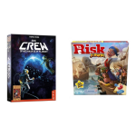 Hasbro Spellenbundel - 2 Stuks - Knikkerbaan 112-delig & Risk Junior