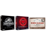 Spellenbundel - Jurassic World The Boardgame & All You Need Is Love Bordspel & Expeditie Robinson De Eilandraad