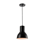 Quvio Hanglamp Rond - Quv5075l-black - Zwart