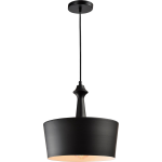 Quvio Hanglamp Rond - Quv5108l-black - Zwart