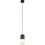 BES LED Led Hanglamp - Trion Roba - E27 Fitting - 1-lichts - Rond - Mat - Aluminium - Zwart