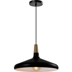 Quvio Hanglamp Rond - Quv5132l-black - Zwart