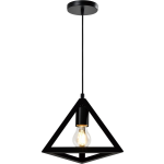 Quvio Hanglamp Met Metalen Frame Driehoek - Quv5151l-black - Zwart