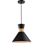 Quvio Hanglamp Rond - Quv5113l-black - Zwart