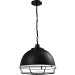 Quvio Hanglamp Rond Met Metal Frame - Quv5131l-black - Zwart