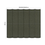 Shadow Comfort Compleet Pakket: Harmonicadoek 2,9x6m Deep Grey Met Buitendoekreiniger - Grijs