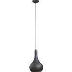 Dimehouse Industriële Hanglamp Aya - Zwart - 1-lichts - Bruin
