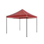 Lizzely Garden & Living Easy Up 3x3m Luxe Zonder Zijwanden Partytent Opvouwbaar - Rood