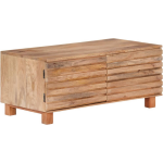 Vidaxl Salontafel 90x50x40 Cm Massief Mangohout - Bruin