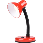 BES LED Led Bureaulamp - Velvin Brin - E27 Fitting - Aan/uit Schakelaar - Flexibele Arm - Rood