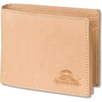 Woodland Heren Portemonnee Leer Billfold - Rfid Anti Skim - - Beige