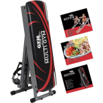 JML Gymform Multi Gym - Full Body - Fitnessbank - Met Kabels - Verstelbaar En Opklapbaar - 9 Weerstandsniveaus - Rood