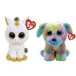 ty - Knuffel - Beanie Boo&apos;s - Pegasus Unicorn & Max Dog