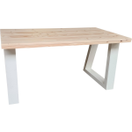 Wood4you Bureau Vancouver Vurenhout 190lx76dx75h Wit