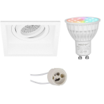 Mi-light Miboxer - Led Spot Set Gu10 - Smart Led - Wifi Led - Slimme Led - 4w - Rgb+cct - Aanpasbare Kleur - Dimbaar -