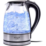 Adler Top Choice - Waterkoker Met Led Verlichting - 1,7 Liter - Zwart