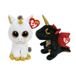 ty - Knuffel - Beanie Boo&apos;s - Pegasus Unicorn & Grindal Dragon