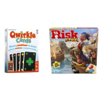 Hasbro Spellenbundel - 2 Stuks - Qwirkle Kaartspel & Risk Junior