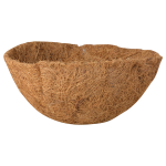 Esschert Design Voorgevormde Inlegvel Kokos Voor Hanging Basket 25 Cm - Kokosinleggers - Plantenbakken - Bruin