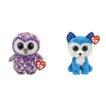ty - Knuffel - Beanie Boo&apos;s - Moonlight Owl & Prince Husky
