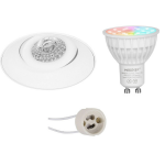 Mi-light Miboxer - Led Spot Set Gu10 - Smart Led - Wifi Led - Slimme Led - 4w - Rgb+cct - Aanpasbare Kleur - Dimbaar -