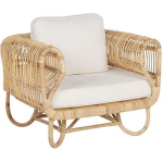 Beliani Dolcedo - Fauteuil-natuurlijk-rotan - Beige