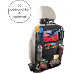 Autostoel Organizer Voor Kinderen - Opbergsysteem Auto - Zwart