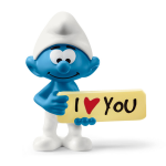 Schleich Smurf With Sign