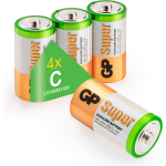GP Super Alkaline C - 4 Batterijen