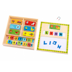 Tooky Toy Puzzelbox Letters & Woorden Junior 30 Cm Hout