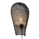QAZQA Oosterse wandlamp 45 cm - Nidum - Zwart