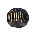 QAZQA Moderne wandlamp - Zoë - Zwart