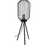 Art Deco - Staande Lamp Metaal - Zwart