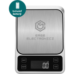 Ease Electronicz Digitale Precisie Keukenweegschaal - 1gr Tot 5 Kg - Met Tarra Functie - Elektrisch - Inclusief Batterij