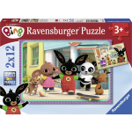 Ravensburger Puzzel Bing Bunny - 2 X 12 Stukjes