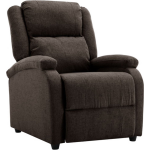 Vidaxl Fauteuil Verstelbaar Stof Donker - Bruin