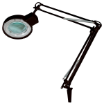 Velleman Bureaulamp Met Vergrootglas 5 Dioptrie 22 Watt - Zwart