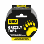 Huismerk Bevestigingsplakband Grizzly Tape, Polyethyleen, 25 M X 49 Mm, Zilver