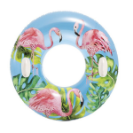 Intex Opblaasbare Flamingos Zwemband/zwemring 97 Cm - Zwembanden - Blauw