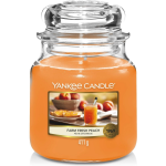 Yankee Candle Geurkaars Medium Farm Fresh Peach - 13 Cm / ø 11 Cm - Oranje