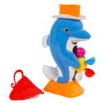 Toys Amsterdam Van Manen Waterspuit Dolfijn Junior 28 Cm - Blauw