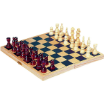 Goki Chess Game In Plywood Cassette